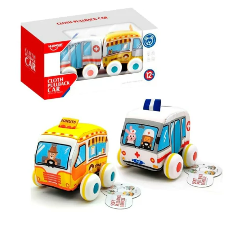 Auto De Tela Con Sistema Pullback Set X 2 - Tio Vivo