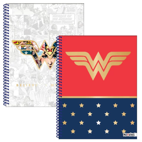 Cuaderno Universitario A4 Semirigido "Wonder Woman" - Mooving