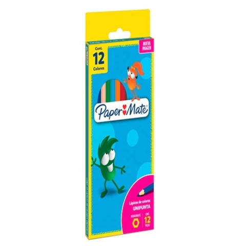 Lapices De Colores X 12 Colores- Paper Mate