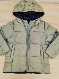 CAMPERA ABRIGO CANELON VERDE CLARO - comprar online