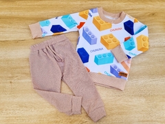 BUZO FRISA BLOQUES COLORES - comprar online