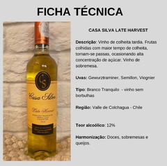 CASA SILVA LATE HARVEST - VINHO BRANCO SOBREMESA - comprar online
