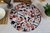 Jogo Americano Redondo Sousplat c/ Guardanapo Estampado Sushi Guardanapo Laranja - comprar online
