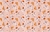 Toalha De Mesa Retangular 6 Lugares Tecido Oxford Flores Laranjas Listras TLS13 - 220x140cm - comprar online