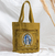 Bolsa Sacola Artesanal de Tecido Nossa Senhora das Graças