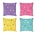 Kit 4 Capas De almofada Decorativa Poa Colorido - comprar online