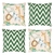 Kit 4 Capas De almofada Decorativa Safari Animais Festa na Floresta - comprar online