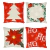 Kit 4 Capas De Almofadas Decorativas Natal Árvore Poinsétia - comprar online