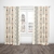 Cortina Tecido Oxford Quarto Sala Formas Geométricas e Linhas Chevron 120x70cm