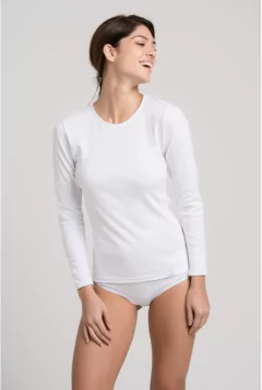 Camiseta manga corta con ribete de raso - SELÚ 21