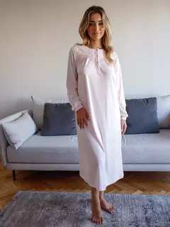 Camisón polizón pechera manteada taller especial - BARBIZON 353 - comprar online