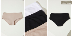 Culotte nena de algodón y lycra liso “GUADA” - 53878 - comprar online