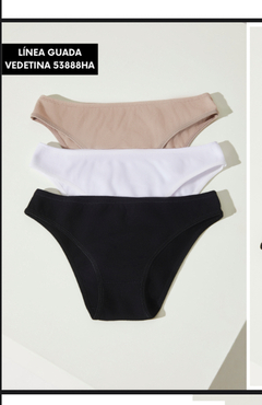 Vedetina nena de algodon y lycra liso “GUADA” - HANES 53888