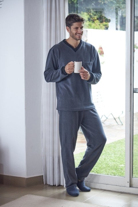 Pijama polar de hombre - BARBIZON 001
