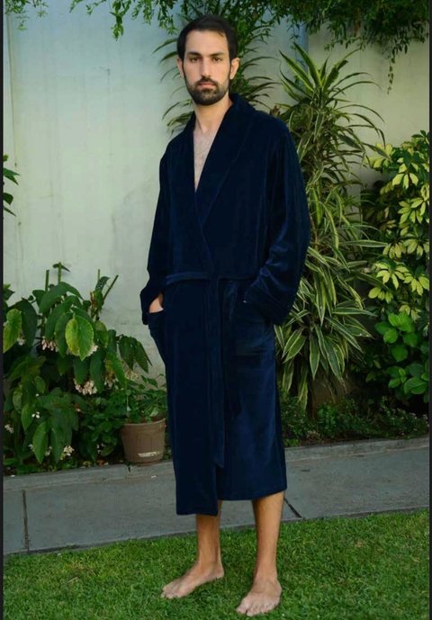 Bata de hombre de plush - POEMA 1543