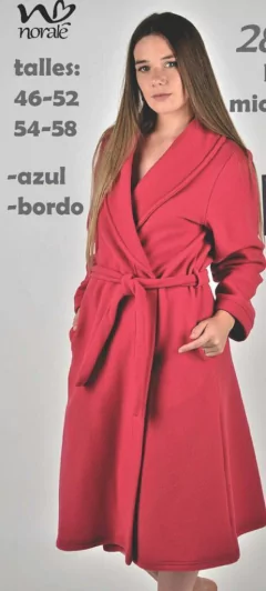 Bata de micropolar midi- NORALE 2876