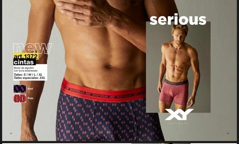 Boxer de algodon y lycra FANTASMA- XY 1313