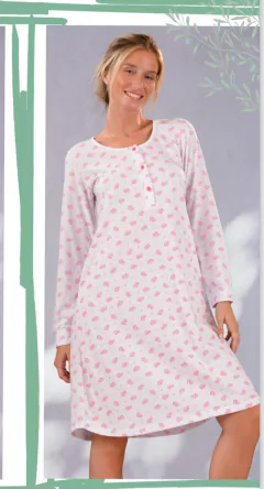 Camison manga larga de de jersey estampado - NINA 776