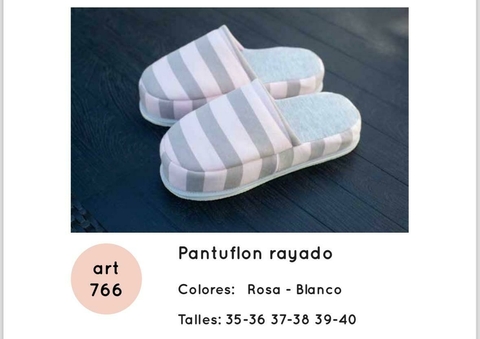 Pantuflon rayado - POEMA 766