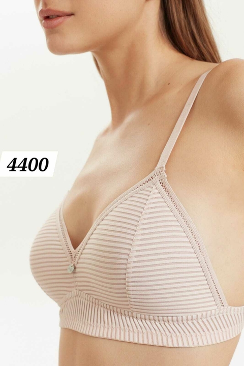 Corpiño triangulo taza soft "Linea Track" de microfibra - SELU 4400