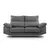 Sofá Valencia 3cpos, tela Equinos Tordillo (2,10x1,00m) - comprar online