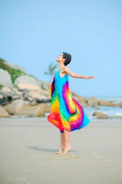 Macacão Shanti Tiedye Arco Iris