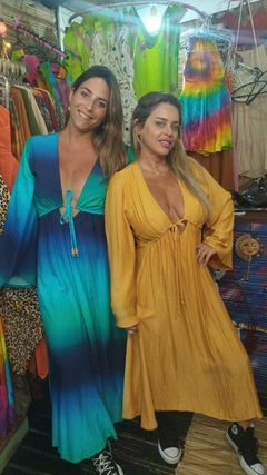 Vestido Deusa Açafrão Alma Gentil - loja online
