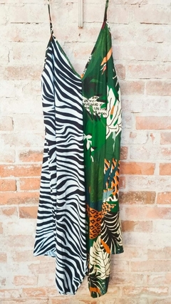 Macacão Shanti Duo Zebra + Verde Tropical