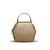 CARTERA AMELIE METALIZADO CHAMPAGNE Y VISON