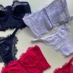 CONJUNTO CROPPED RENDA C/ ARO CORES DIVERSAS REF. 00328 - comprar online