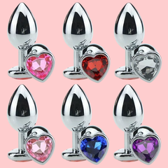 Plug Anal Metal CORAÇÃO -P- - comprar online