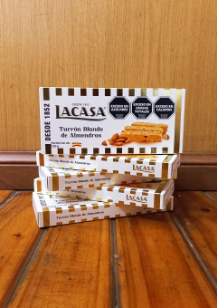 Turrón de Almendras Blando Español Lacasa 150 g