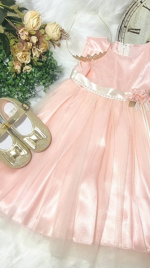 Vestido beba salmon Sicilia e