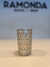 Vaso rombo dorado x6 - comprar online