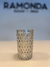 Vaso rombo dorado x6 en internet