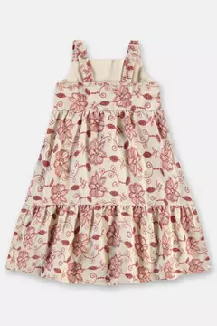 Up Baby - Vestido Infantil Regata com Alças e Forro (Vermelho) - Loja de Roupas Infanto Juvenil KKVELLISTORE