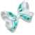 laço branco corações