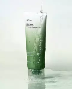 ANUA HEARTLEAF QUERCETINOL PORE DEEP CLEANSING FOAM Limpiador en Espuma para Pieles Grasas X 150 ml - tienda online