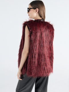 CHALECO FUR BURGUN en internet