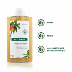 Klorane Shampoo Mango Cabellos Secos Deteriorados 400ml - Farmacia Online | #1 Farmacias en Capital Federal | Morteo