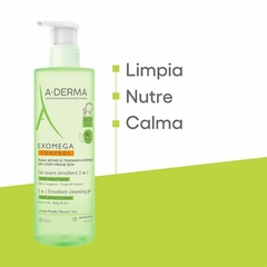 Aderma Exomega Control Gel Emoliente Corporal 2 En 1 500ml - comprar online