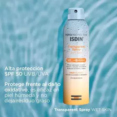 Fotoprotector Isdin Transparente Wet Skin Spf 50 X 250ml en internet