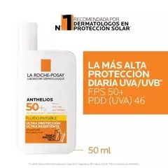 Protector Solar La Roche-Posay Anthelios Uv Mune Fluido Invisible FPS50 x50ml - comprar online