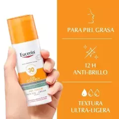 Protector solar Eucerin Oil Control Sun Gel Toque Seco FPS30 50 ml en internet