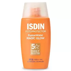Fotoprotector Isdin Fusion Water Magic Glow Fps30 Protección Solar Facial X 50ml