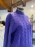 Sweater corto violeta