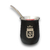 MATE ALUMINIO NEGRO GRABADO AFA 3 ESTRELLAS