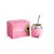 MATE PAMPA BOCA CERRADA ROSA + BOMBILLA + PACKAGING - comprar online