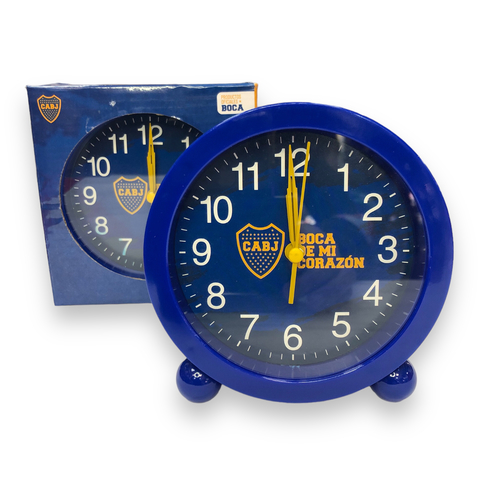 RELOJ DESPERTADOR OFICIAL BOCA JUNIOR