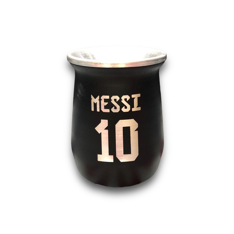 MATE ALUMINIO NEGRO MESSI